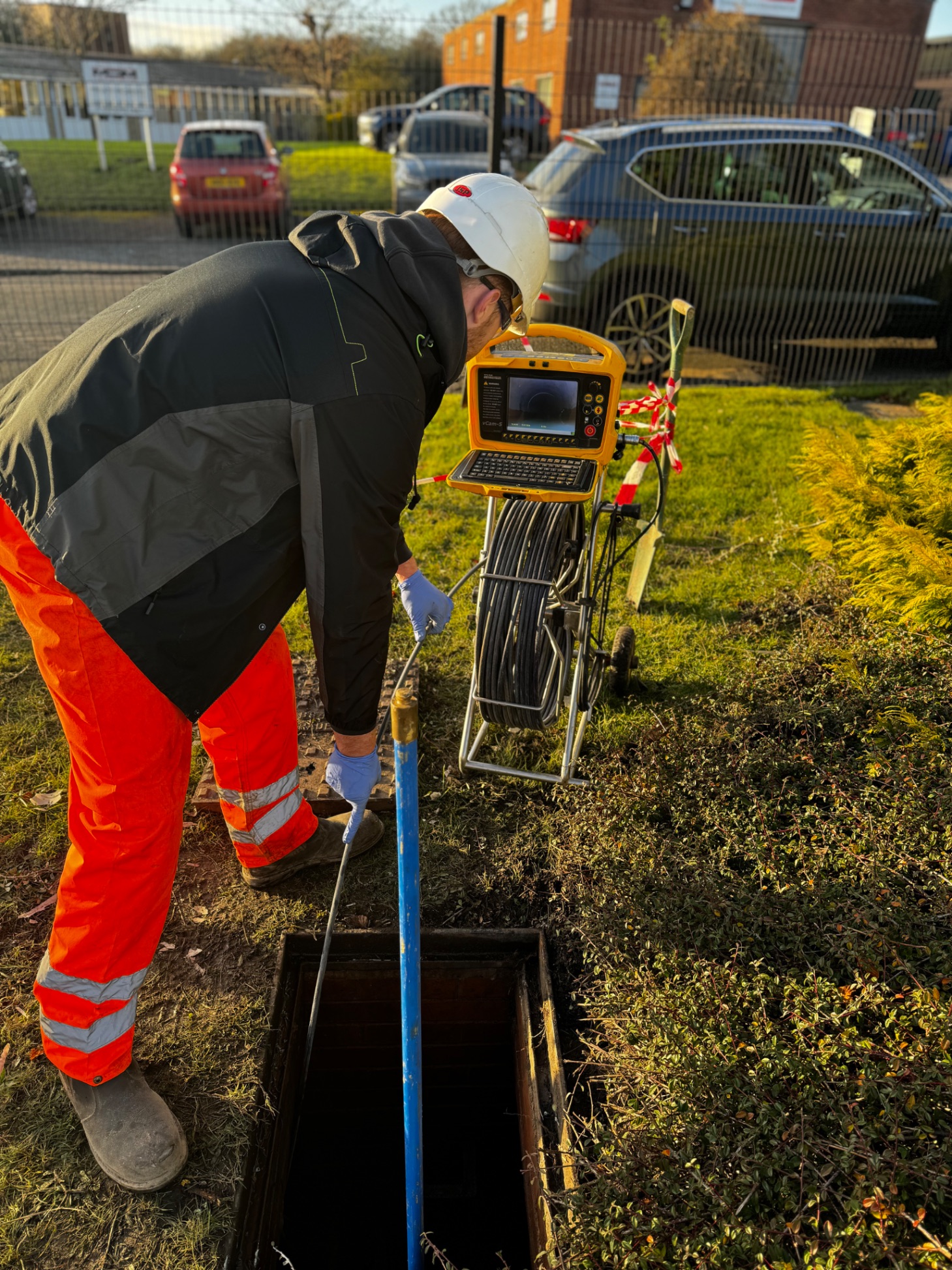 CCTV drain survey camera inspection